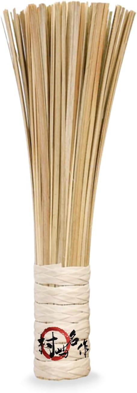 12-Inch Bamboo Wok Brush, Flat Brush, Kitchen Cleaning Brushes
