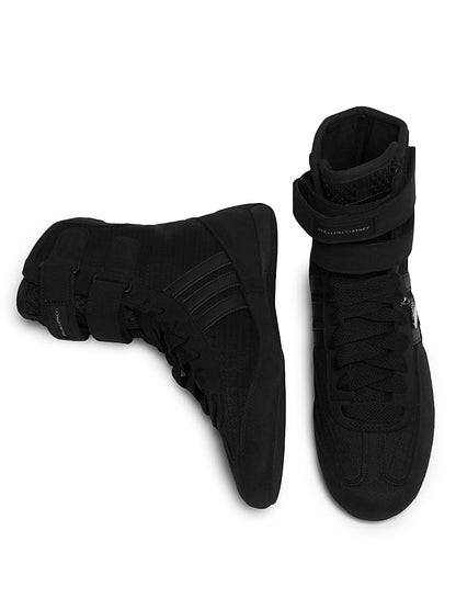 Stella McCartney, Stella McCartney x adidas Rasant Logo Sneakers, 3.5, Black