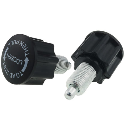 FMHXG M16 Pull Pin Knob, Black, Steel & ABS, M16 x 1.5, 65mm