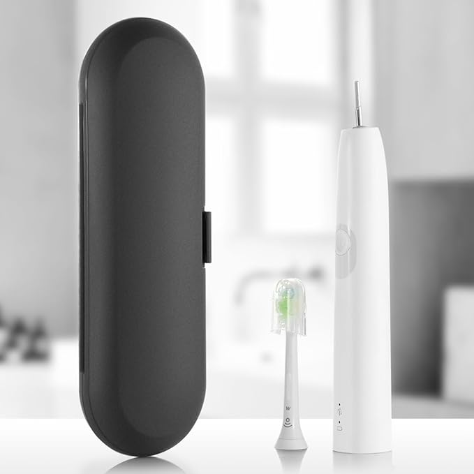 Cosmos Pack of 2 Plastic Travel Case Toothbrush Carrying Case Holder Container
