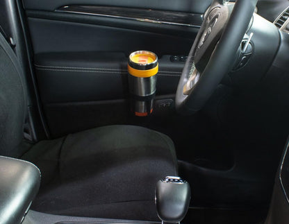 Custom Accessories Large Plastic Cup & Beverage Holder, Black, 44oz (3.5L), Pack of 2