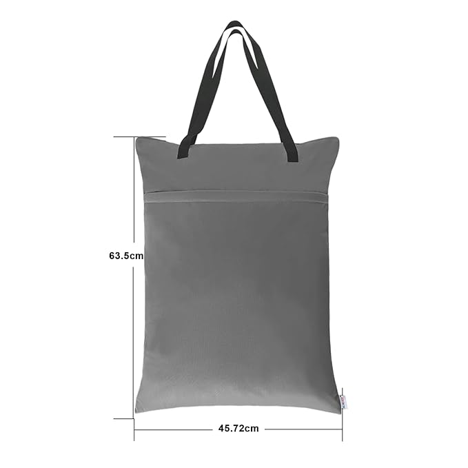 ALVABABY 2 Pack Large Wet Dry Bag Waterproof Hanging Cloth Diaper