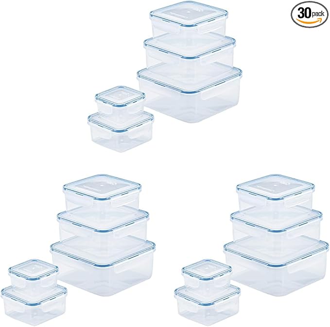 LOCK & LOCK Easy Essentials Food Storage lids/Airtight containers, BPA Free