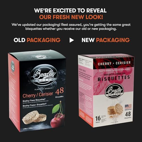 Bradley Smoker Cherry Flavoured Bisquettes (48 Pieces)