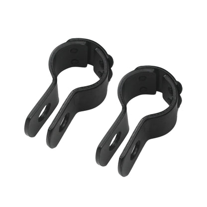 Adsspro Universal CNC M8 Motorcycle Foot Pegs 90 Degree Foldable Foot pegs Footpegs CNC Anti-Skid Footrest Foot Rest Pedal for Motorbike Mini Bike Dirt Pit Bike (Black)
