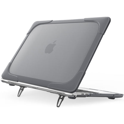 ProCase Heavy Duty Bumper Case for MacBook Pro 16 Inch 2019 (Model: A2141), Shockproof Rugged Hard Shell Protective Cover for MacBook Pro 16 with Touch Bar and Touch ID -Grey