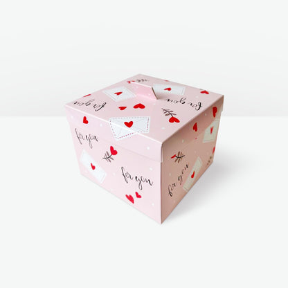 FETTIPOP Butterfly Explosion Gift Box (Love) Kit - Romantic Flying Butterfly Surprise Prank Box for Valentine’s Day, Birthday, Anniversary & Wedding