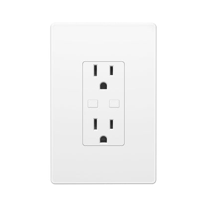 BN-LINK Smart Electrical Outlet with 2 Controlled Plugs and Type-C Charging, in-Wall Smart Wi-Fi Outlet with Voice and APP Remote Control, Compatible with Alexa and Google Assistant, 2.4GHz Wi-Fi Only