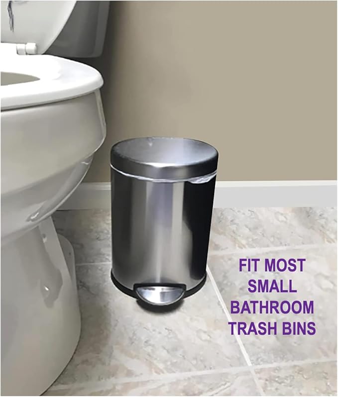 4 Gallon Trash Bag Lavender Scented Small Bathroom Garbage Bags Wastebasket Can