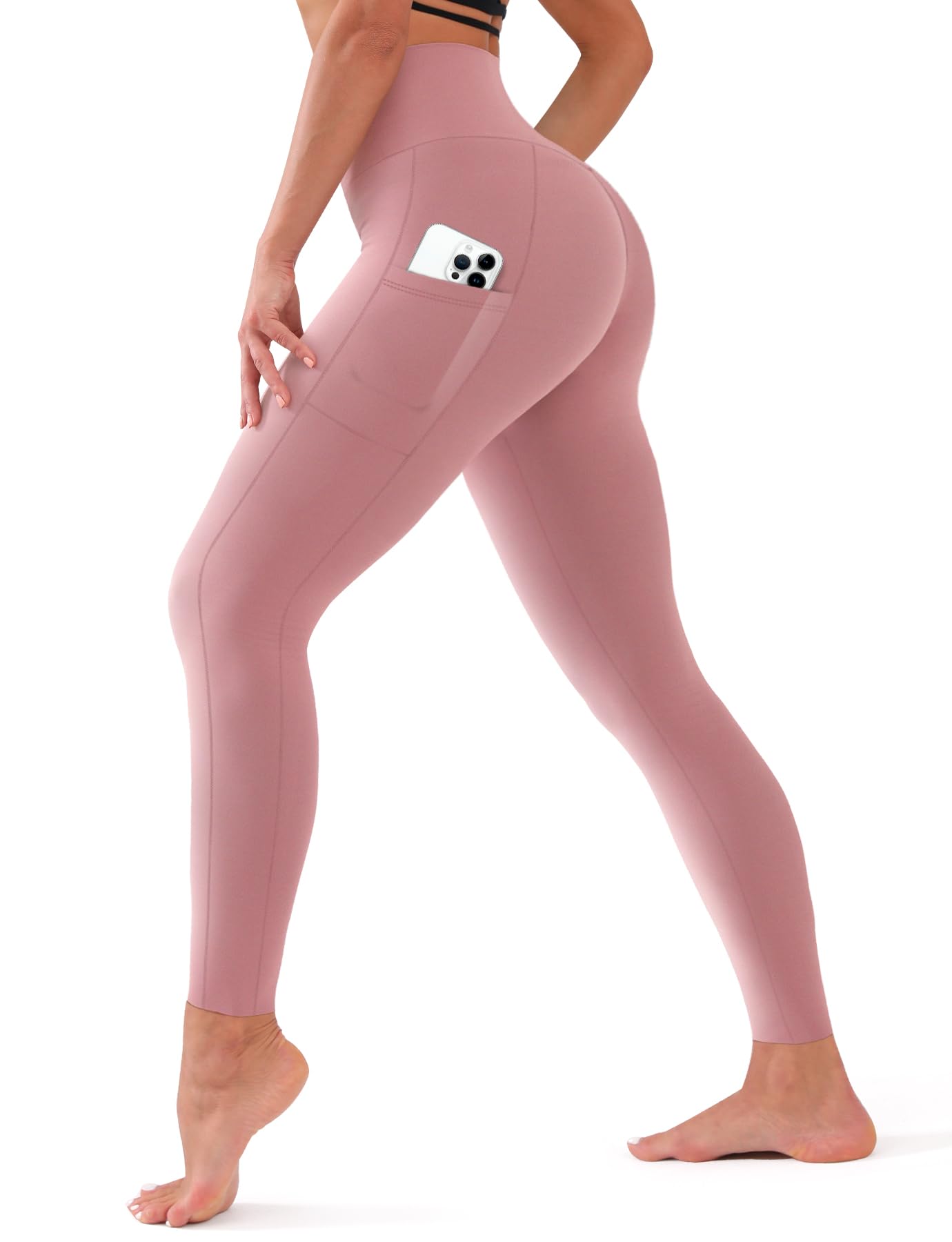 Bluemaple High Waisted Leggings for Women - Tummy Control Pants Non See Through Workout Soft Yoga Pants for Running Plus Size