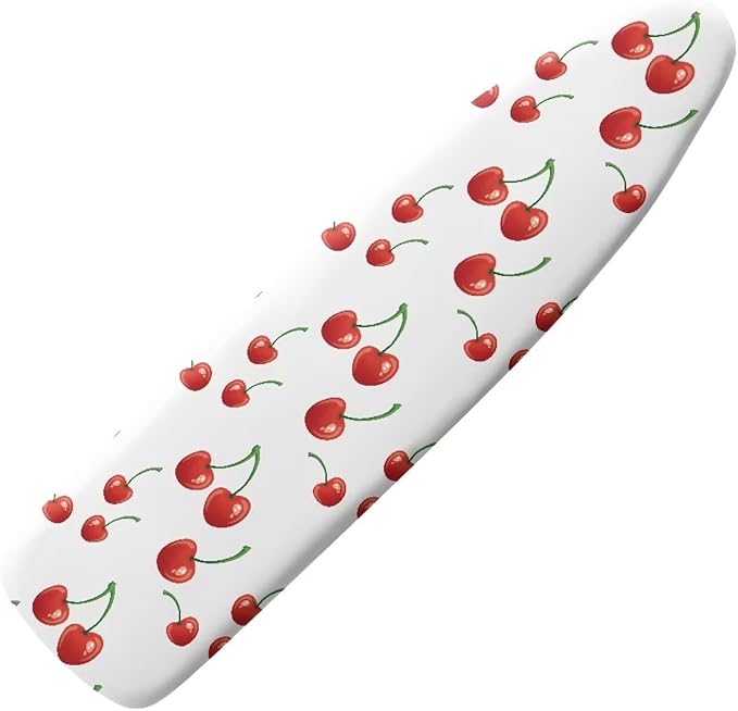 Cherry Print Durable Thick Padding Ironing Board Covers Stain Resistant Hook