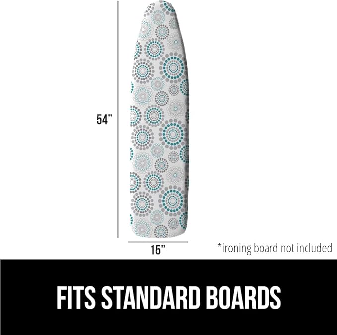 GORILLA GRIP The Original Ironing Board Cover and Pad, Silicone Coating