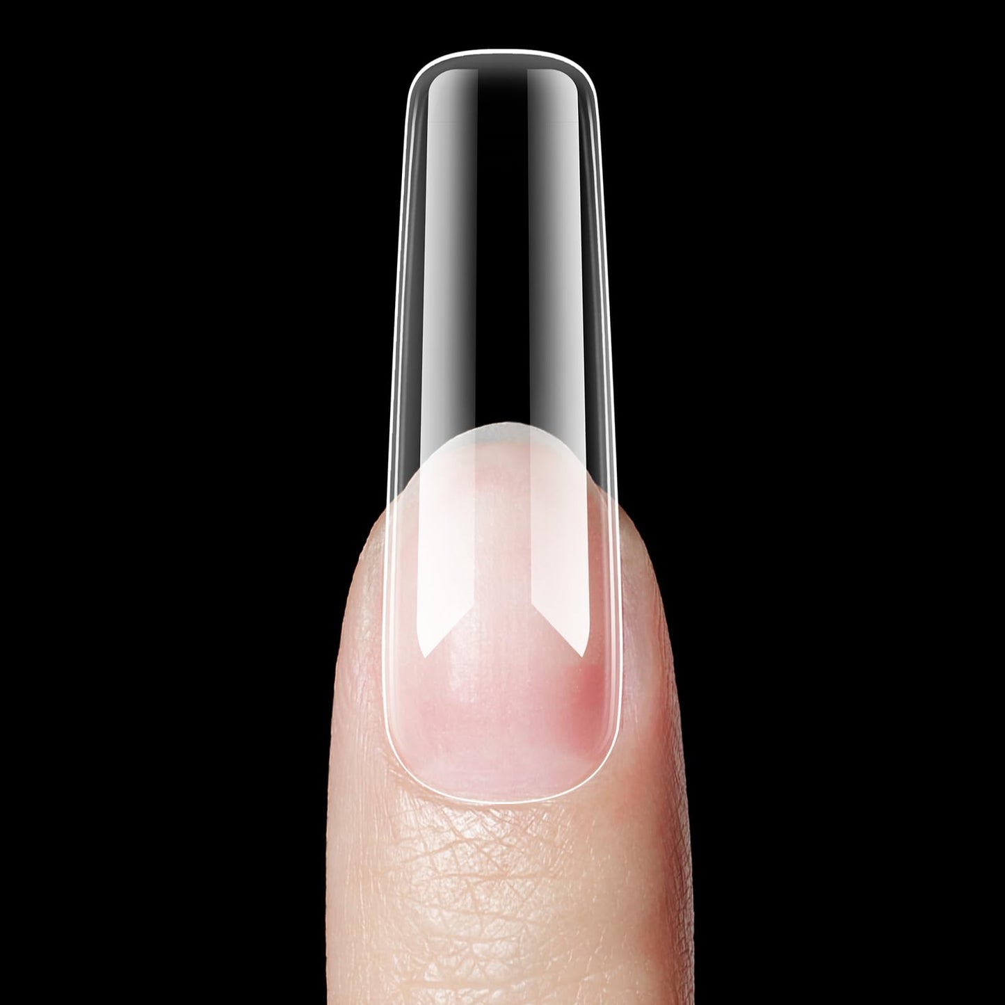 Beetles Gel Nail Extension Kit Almond Shape, Easy 9 in 1 Glue Uv Led Set Etch X Nail Tips Short Almond Half Matte Tips, Gift for Women & Girls, 504 pcs