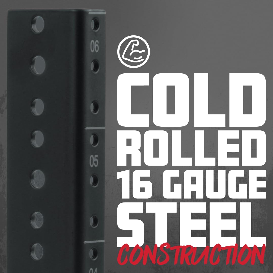 Gator Rackworks Heavy Duty Steel Rack Rail Set, 4U Rack Size (GRW-RACKRAIL-04U)