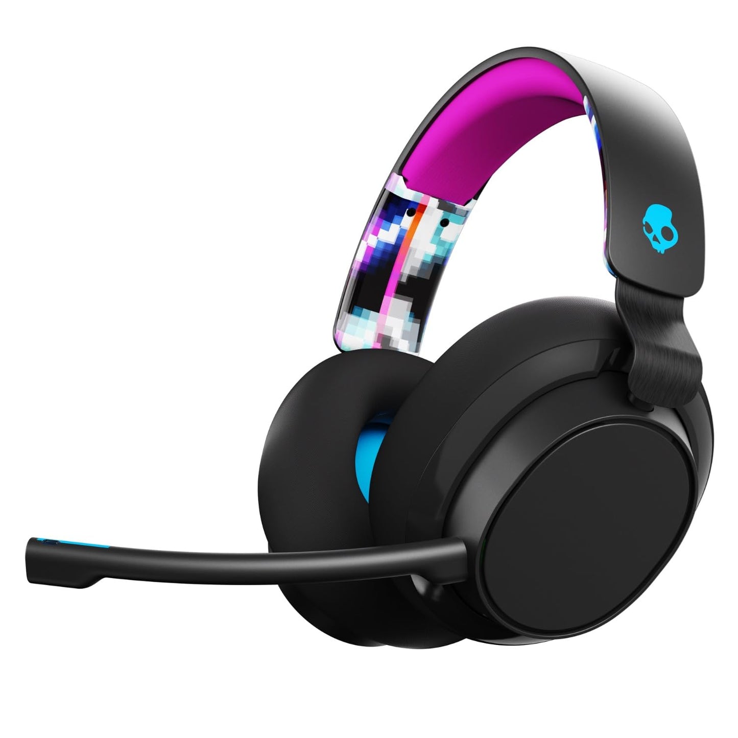 Skullcandy SLYR Multi-Platform Wired Gaming Headset, Removable Mic, Durable and Comfortable Lightweight Design, Ultra-Soft Memory Foam Ear Cushions, PC, Xbox, PlayStation - Black Digi-Hype