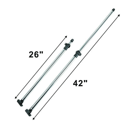 MSC® New Adjustable Bimini Rear Support Poles, 1" Aluminum Support Poles,Fit Most Types of Bimini Tops