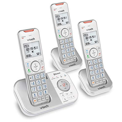 VTech VS112-4 Bluetooth 4 Handset Cordless Phone for Home with Answering Machine, Call Blocking, Caller ID, Intercom and Connect to Cell