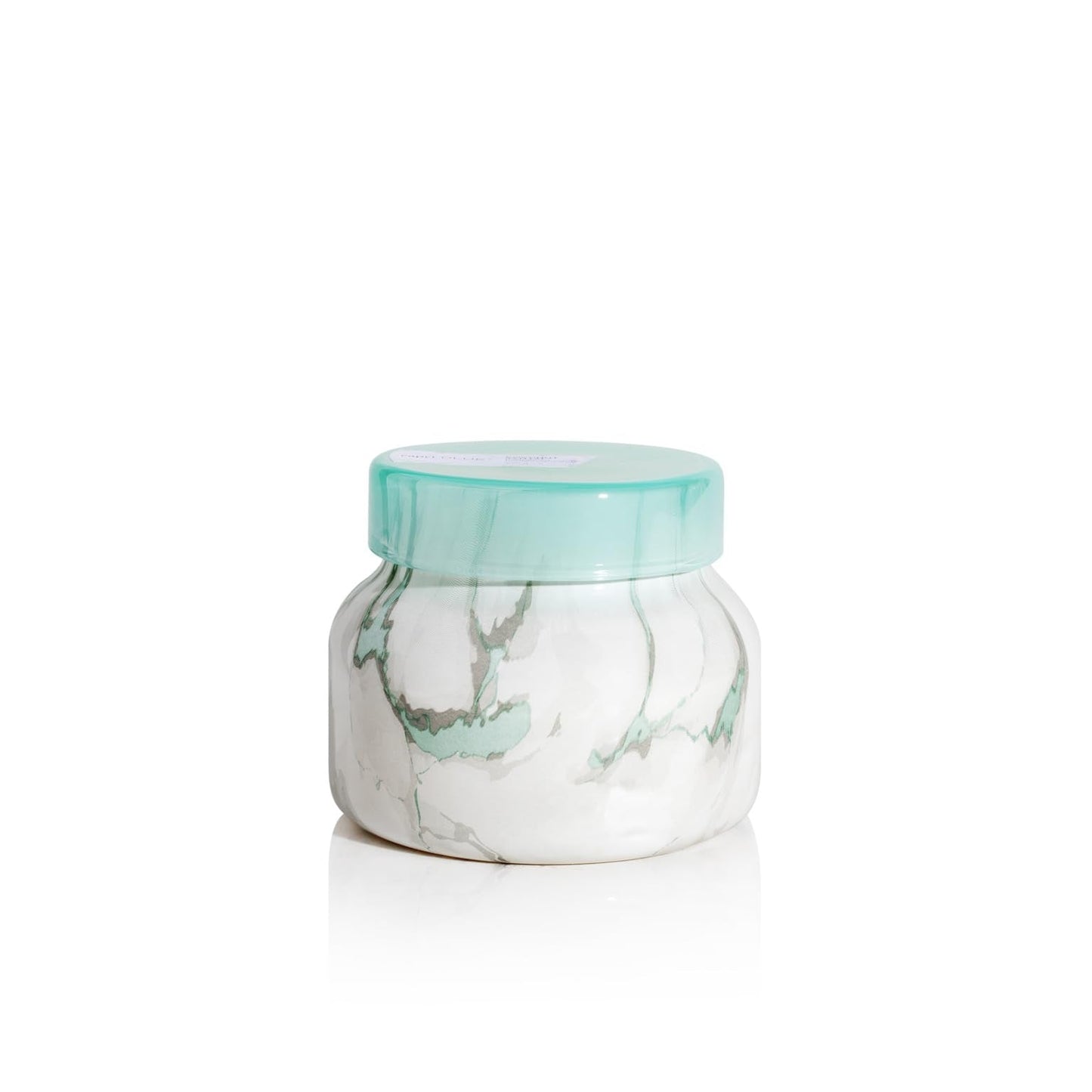 Capri Blue Modern Marble Jar Candles - Luxury Scented Candles for Home - Long Lasting Soy Wax Blend - Scented Home Decor Gifts - Coconut Santal (8 oz)
