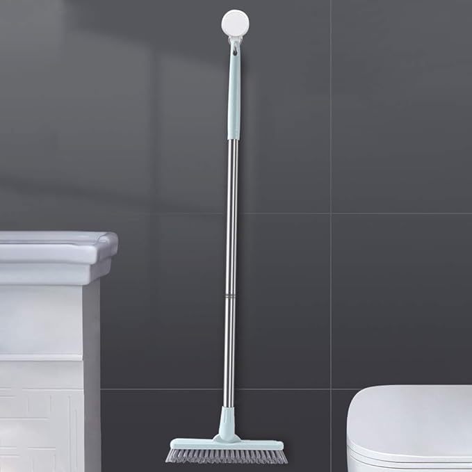 Affogato Floor Scrub Brush Bathroom Long Handle Bathtub Push Broom Shower Tile