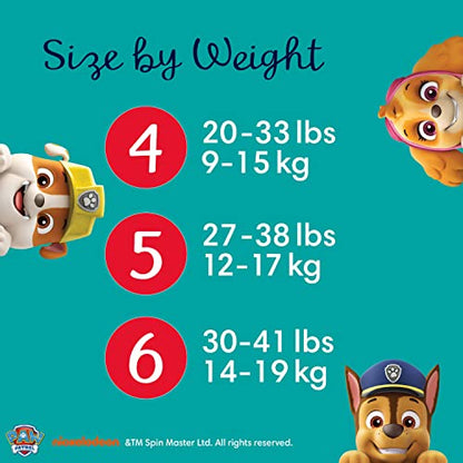 Pampers Baby-Dry Nappy Pants Paw Patrol Edition Size 4, 180 Nappies, 9kg-15kg, with Our 360° Pants Fit to Help Prevent Leaks