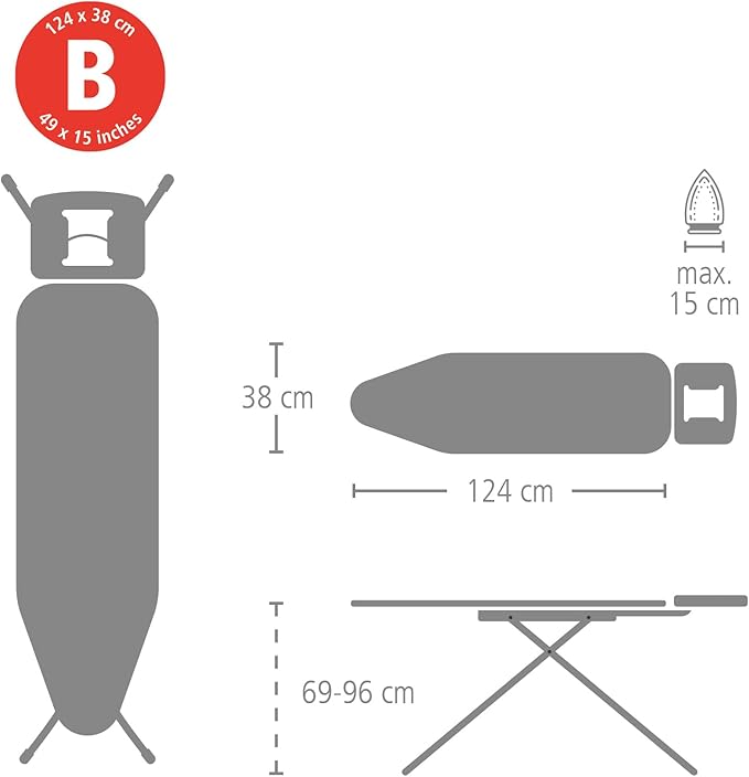 Brabantia Size B Replacement Ironing Board Cover