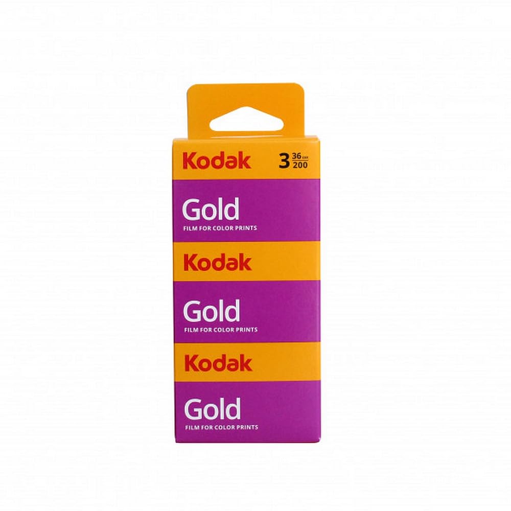 3 x Kodak Gold 200 ISO 36 Exposures, 35-mm Reel Photo Films Colour.