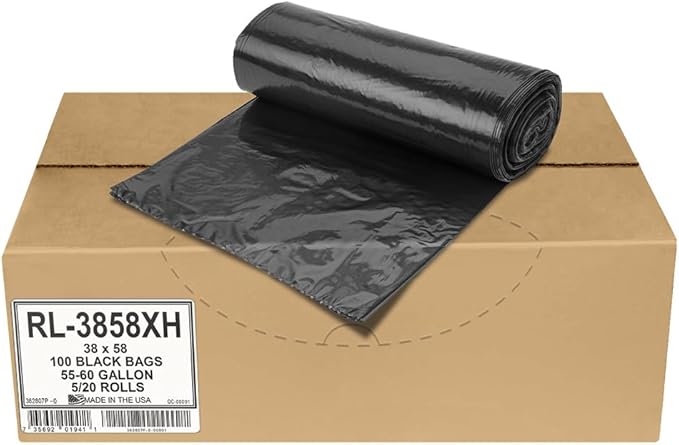 Aluf Plastics 55 Gallon Trash Can Liners