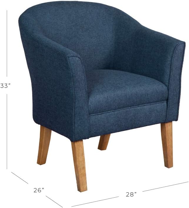 HomePop Barrel Shaped Accent Chair