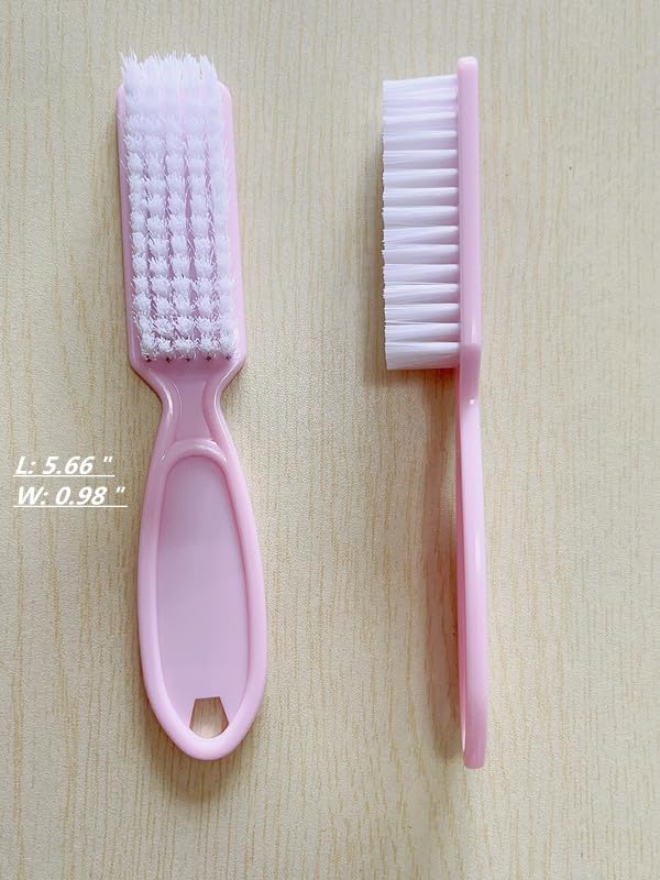 6Pcs Nail Brush for Cleaning Fingernails, Handle Grip Cleaning Brush for Nail
