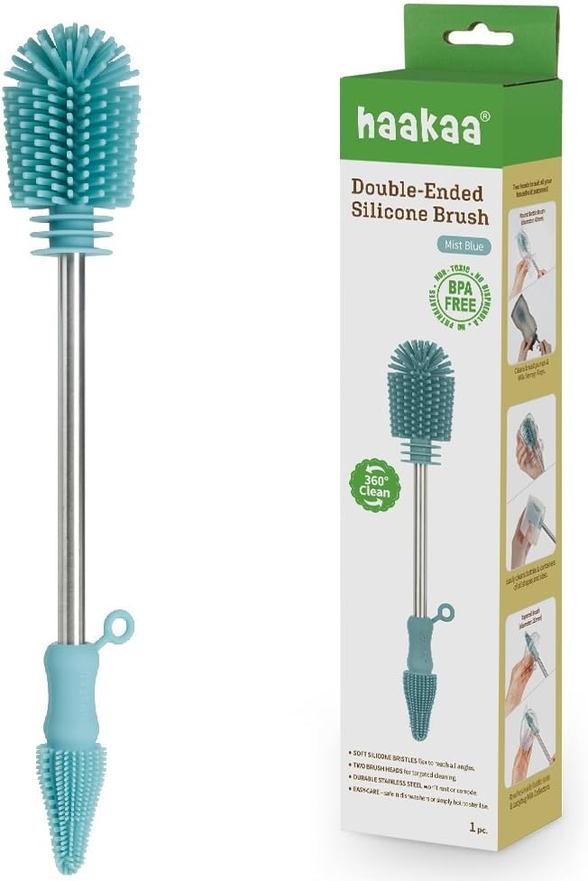 Haakaa Silicone Cleaning Brush Kit – Household Cleaning Brushes