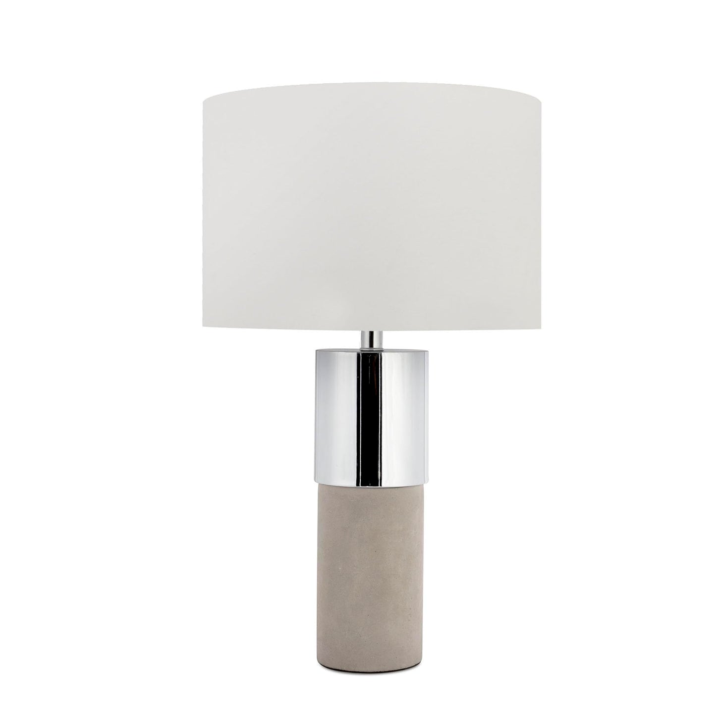 HarvestLand 22” Sole Cement Table Lamp – Table Lamps for Living Room & Bedside Lamps, Modern Stone Bedroom Lamp for Nightstand, Large Living Room Lamp Home Decor