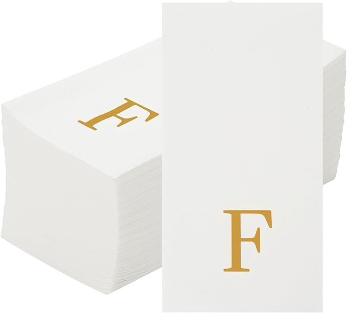 Luxenap 15.8 X 7.9 Inch Linen-Feel Guest Towels, 2000 Lettered Hand Towels