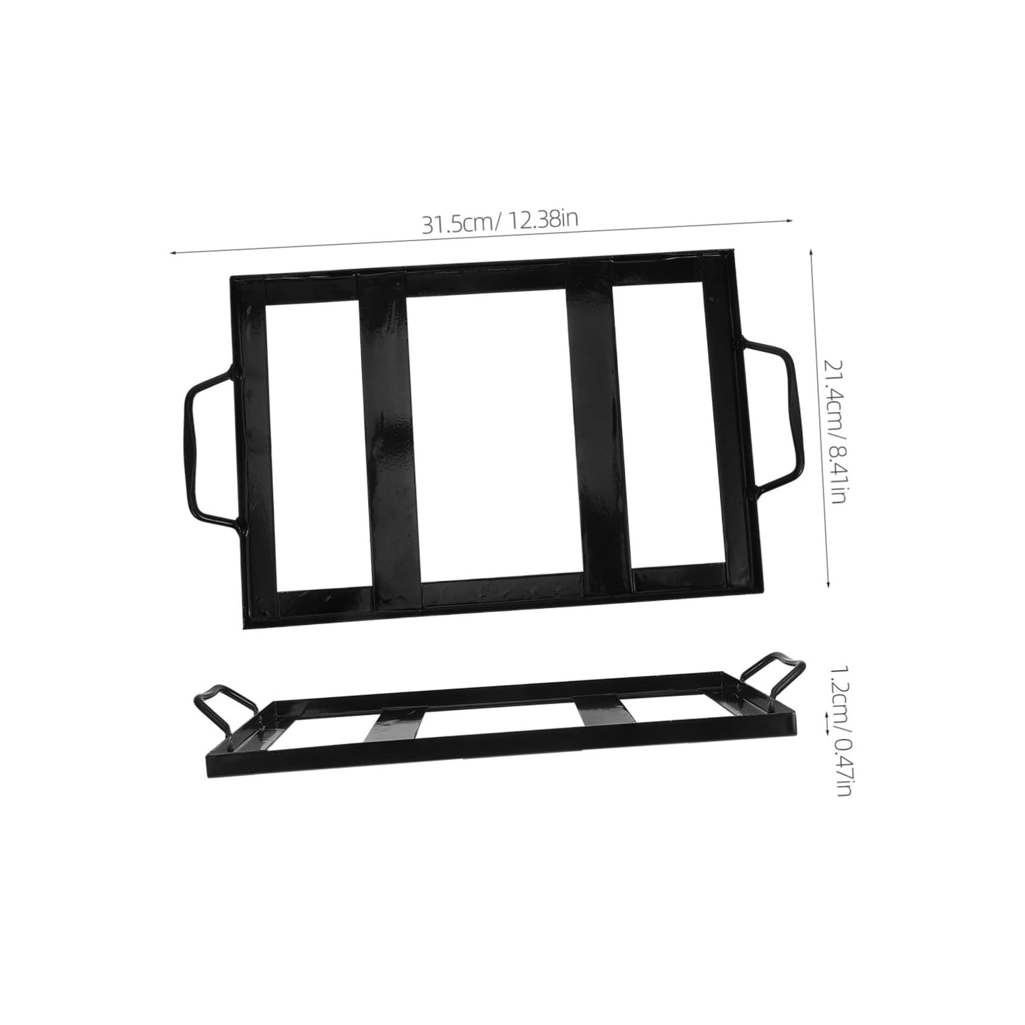 IWOWHERO Restaurant Salt Plate Stand Bbq Supply Stainless Salt Plate Rack Grilling Accessory Kitchen Tool