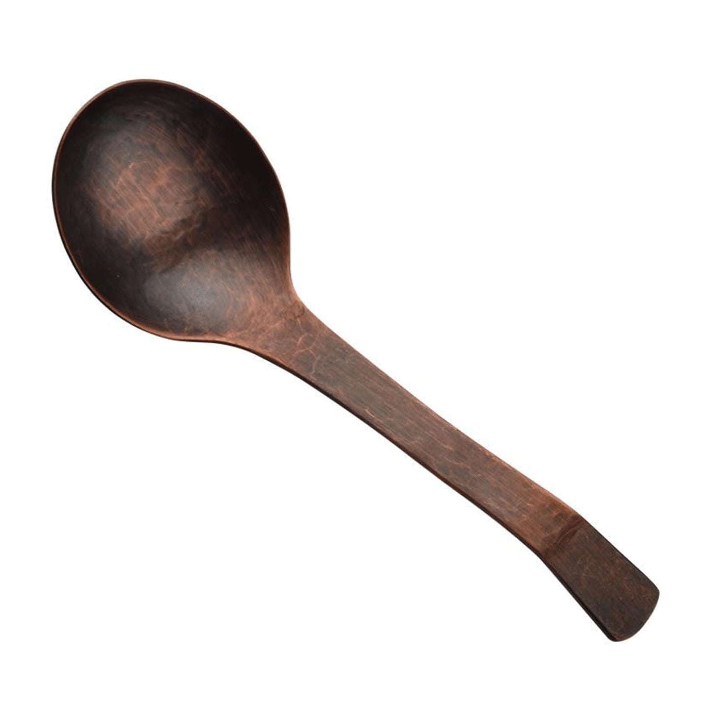 Purecopper 6.29-Inch Retro Chinese Soup Spoon, Hand-Forged Hammered Copper Spoon, Suitable for Family Gatherings, Restaurants, Anniversaries (1)