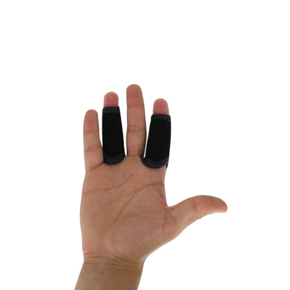 LIONTEK Single Finger Sleeve Pair - Sports Compression Finger Sleeve for BJJ, MMA, Basketball, Weight Lifting, and More (X-Large)