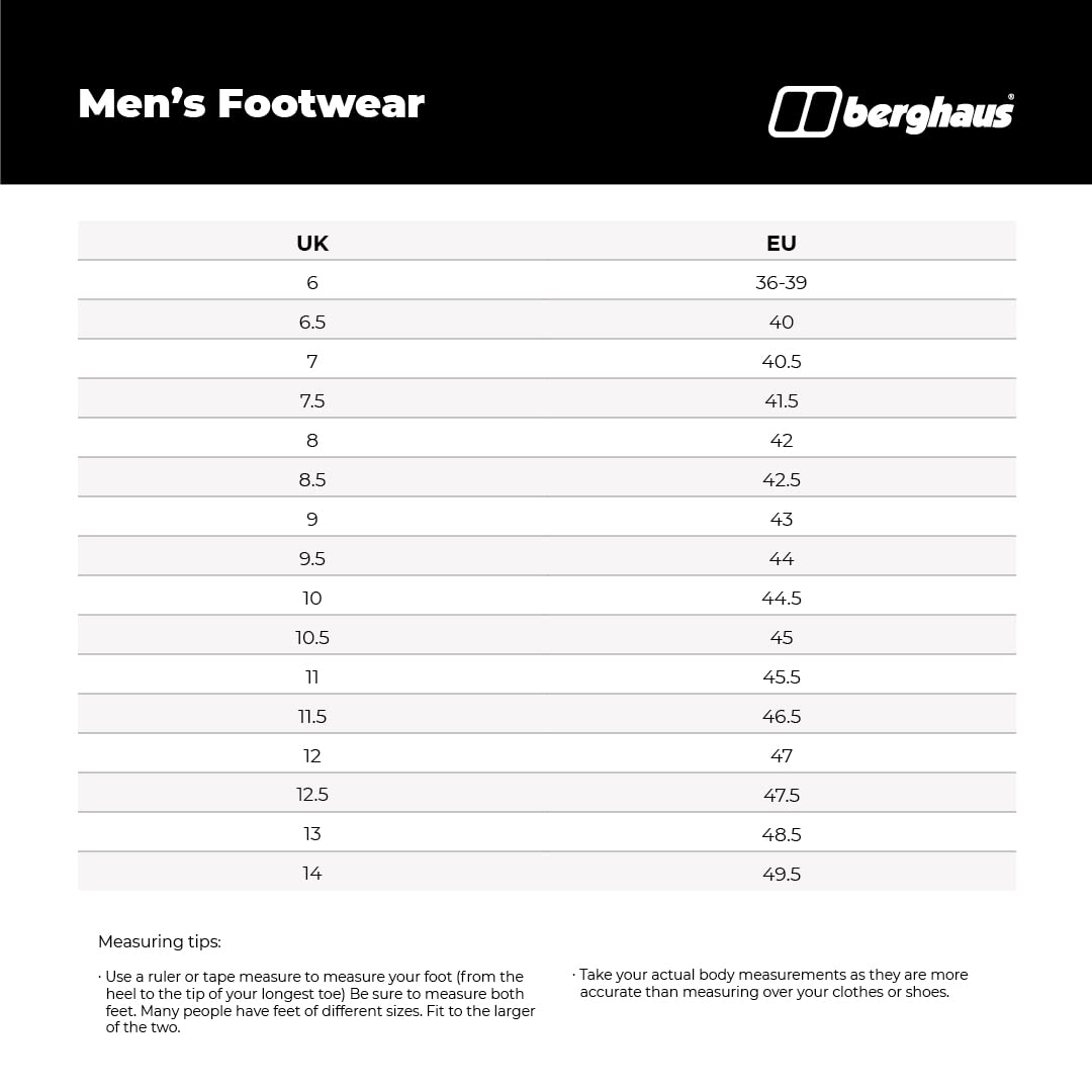 Berghaus Mens Expeditor Trek | Highly Breathable Tough Grip 2.0 Waterproof Walking Boots, Black Red, 10 UK