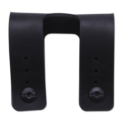 IWB Double Belt Loop - Heavy Duty Rubber – Black w/Pull-The-Dot Snaps/Durable Caps & Mounting Hardware - Belt Loop for IWB Carry - (Fit 1.25-2.00 Inch Belts (Adjustable)