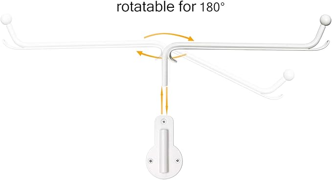 Mkono Wall Mounted Clothes Hanger