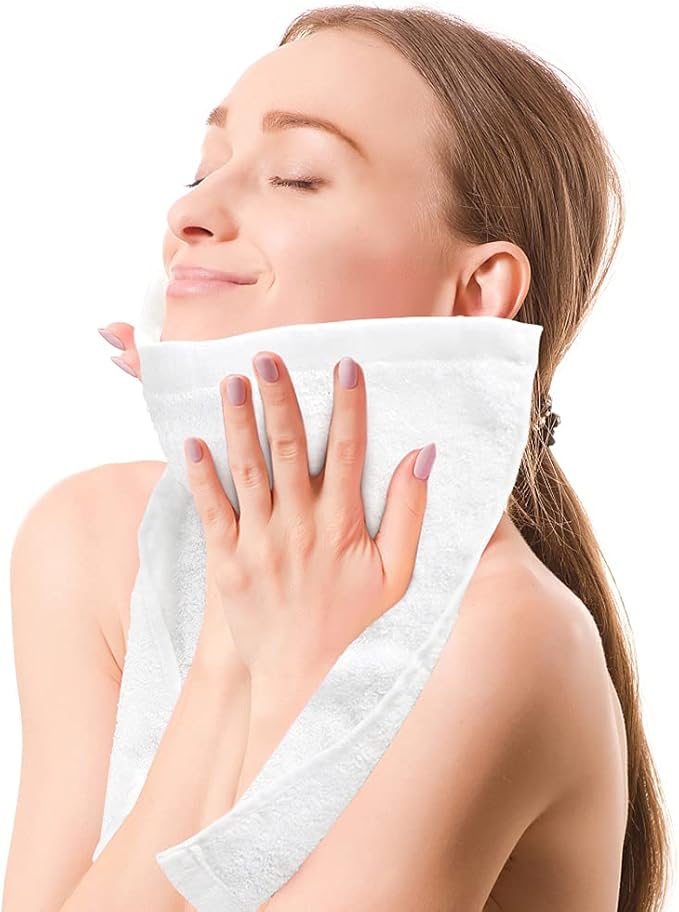 Yoofoss Luxury Washcloths Towel Set 10 Pack Baby Wash Cloth