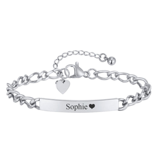 Personalized Matching Bracelet for Couple - Free Engraving Custom Couples Bracelets,Hypoallergenic Adjustable Stainless Steel Long Distance Relationship Jewelry,Promise Bracelet Gifts for Him and Her
