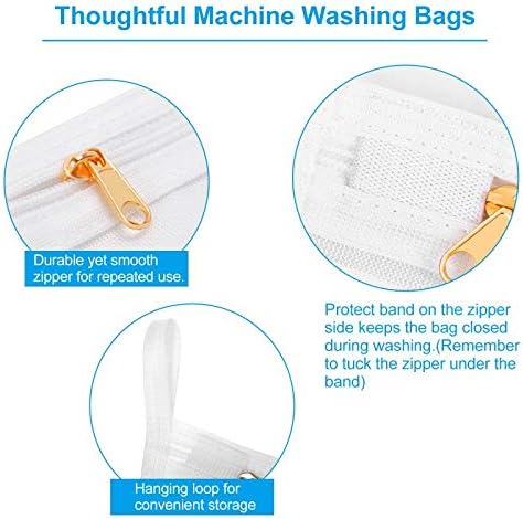 GOGOODA Delicates Laundry Bags, Fine Mesh Wash Bag