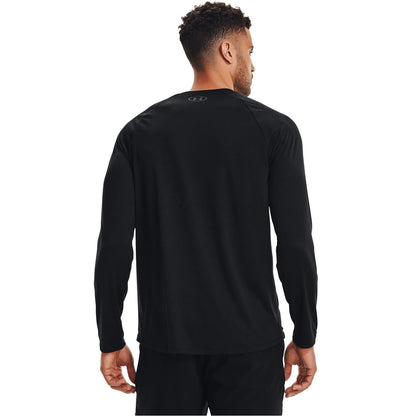 Under Armour Men's Tech 2.0 Long-Sleeve T-Shirt , Black (001)/Graphite , Large