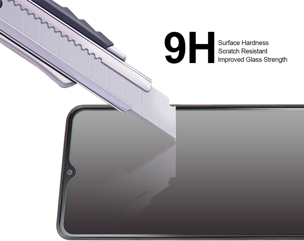 Supershieldz (2 Pack) Designed for Samsung Galaxy A03s Tempered Glass Screen Protector, Anti Scratch, Bubble Free