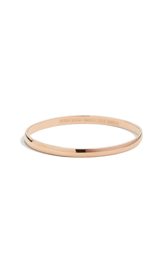 kate spade new york Idiom Bangles Stop and Smell The Roses Solid Bangle Bracelet