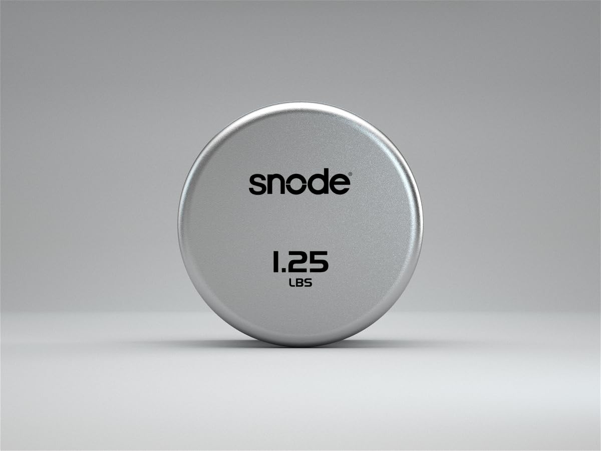 SNODE 8 Pieces (1.25LB each) Weight Adders for SNODE 80LB Cast Iron Adjustable Dumbbells or Other Iron Dumbbells