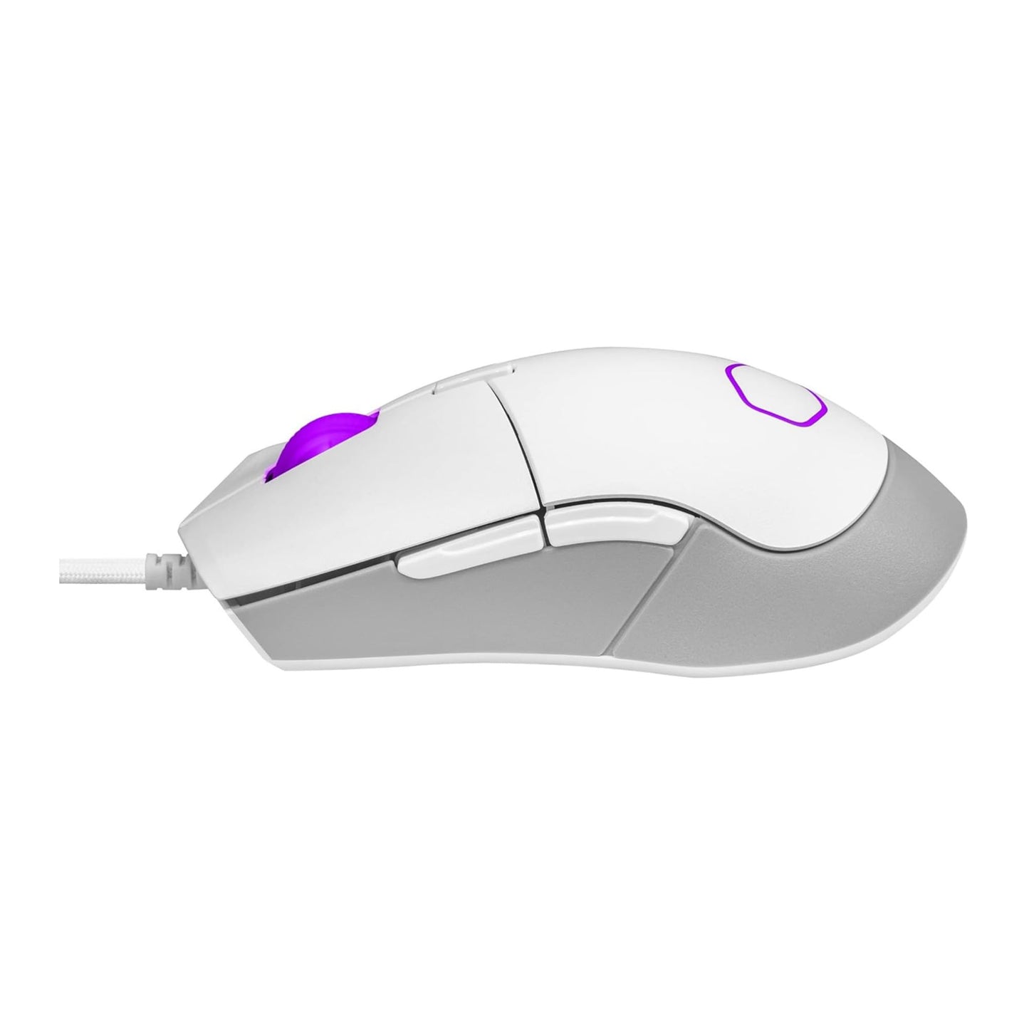 Cooler Master MM712 Wireless Gaming Mouse Black with Adjustable 19,000 DPI, 2.4GHz and Bluetooth , Ultraweave Cable, PTFE Feet, RGB Lighting and MasterPlus+ Software