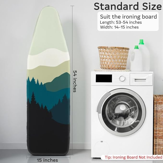FIOBEE Ironing Board Cover and Pad Extra Thick Iron Board Pad