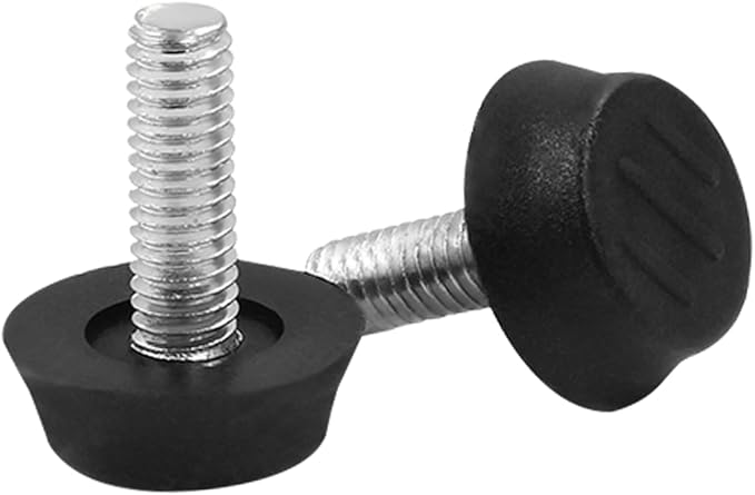 20Pcs 1/4" Thread Adjustable Furniture Levelers, M6 Stainless Steel Screw in