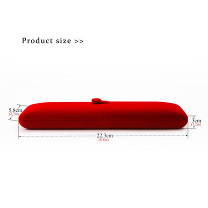 Oirlv Red Jewelry Gift Box Necklace/Long Chain Storage Boxes