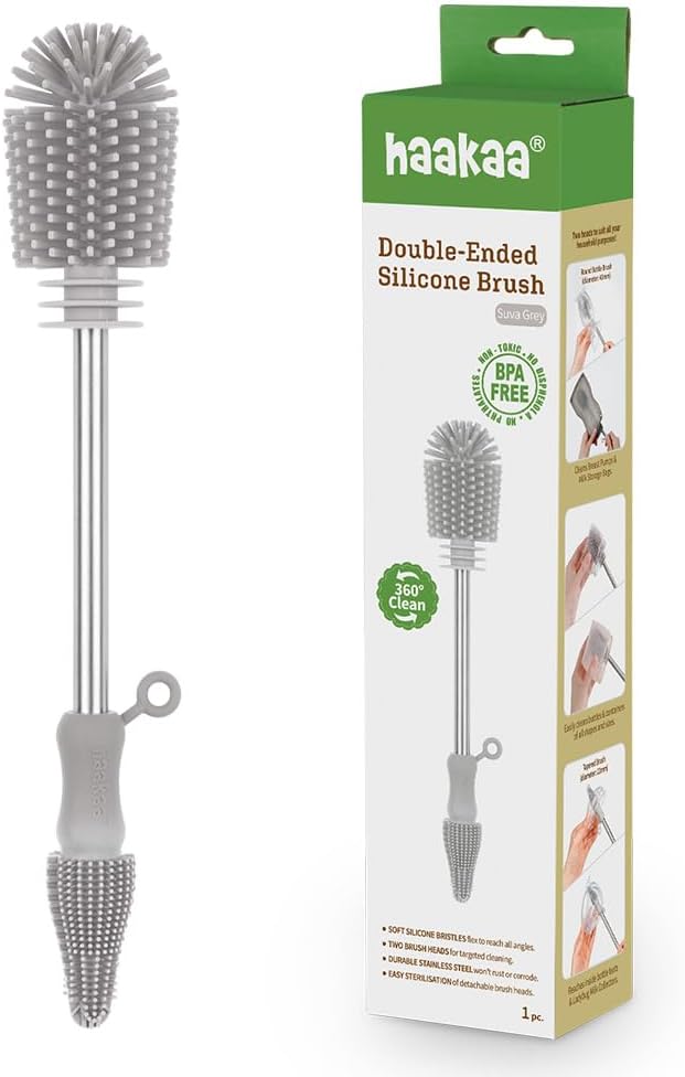 Haakaa Silicone Cleaning Brush Kit – Household Cleaning Brushes